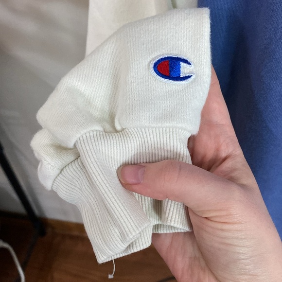 Champion Campus Colorblocked Half Zip Sweatshirt size L - Picture 9 of 13